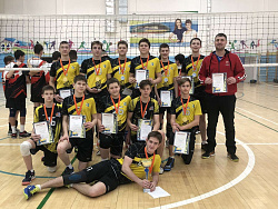  Волейболистам СШОР "Самотлор" не было равных в открытом первенстве Пыть-Яха по волейболу среди юношей 2008-2010г.р. 
