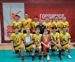  Команда СШОР «Самотлор» завоевала бронзовые медали первенства Ханты-Мансийского автономного округа – Югры по волейболу среди юношей до 17 лет! 