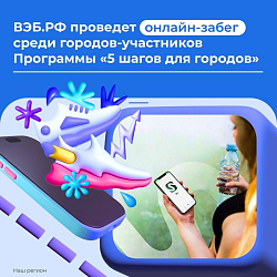  Приглашаем принять участие во Всероссийском онлайн-забеге «Добавь энергии родному городу» 
