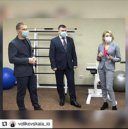  Открытие тренажёрного зала в СК "Самотлор"  