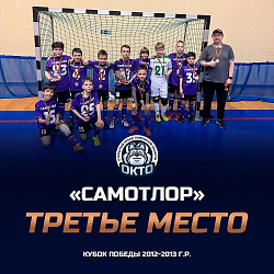 В ГОРОДЕ ТЮМЕНИ СОСТОЯЛСЯ ТУРНИР ПОСВЯЩЁННЫЙ 78-ОЙ ГОДОВЩИНЕ ПОБЕДЫ В ВЕЛИКОЙ ОТЕЧЕСТВЕННОЙ ВОЙНЕ ПО МИНИ-ФУТБОЛУ СРЕДИ ЮНОШЕЙ 2012-2013ГГ.Р.